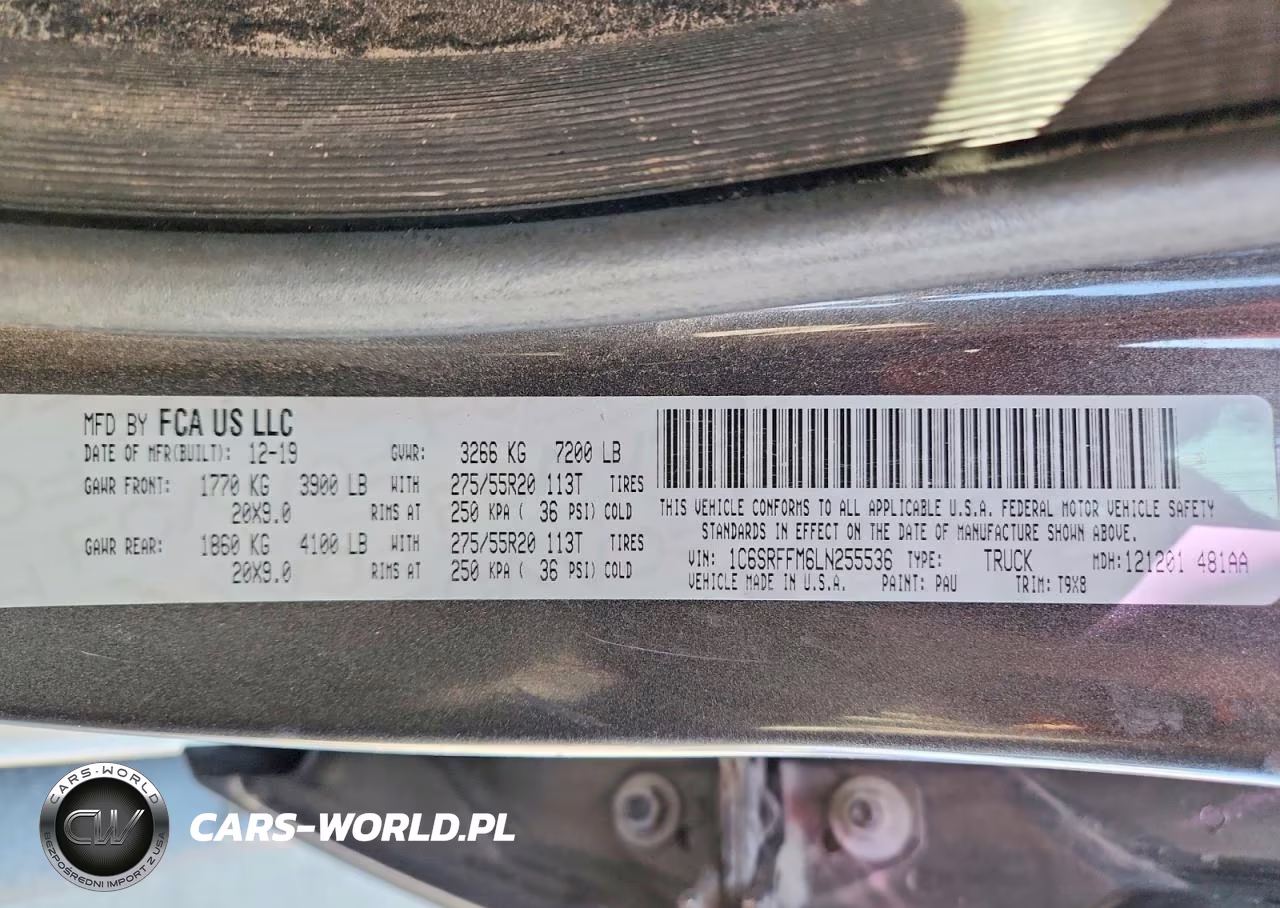 2020 Ram 1500 Big Horn VIN:1C6SRFFM6LN255536 - 13