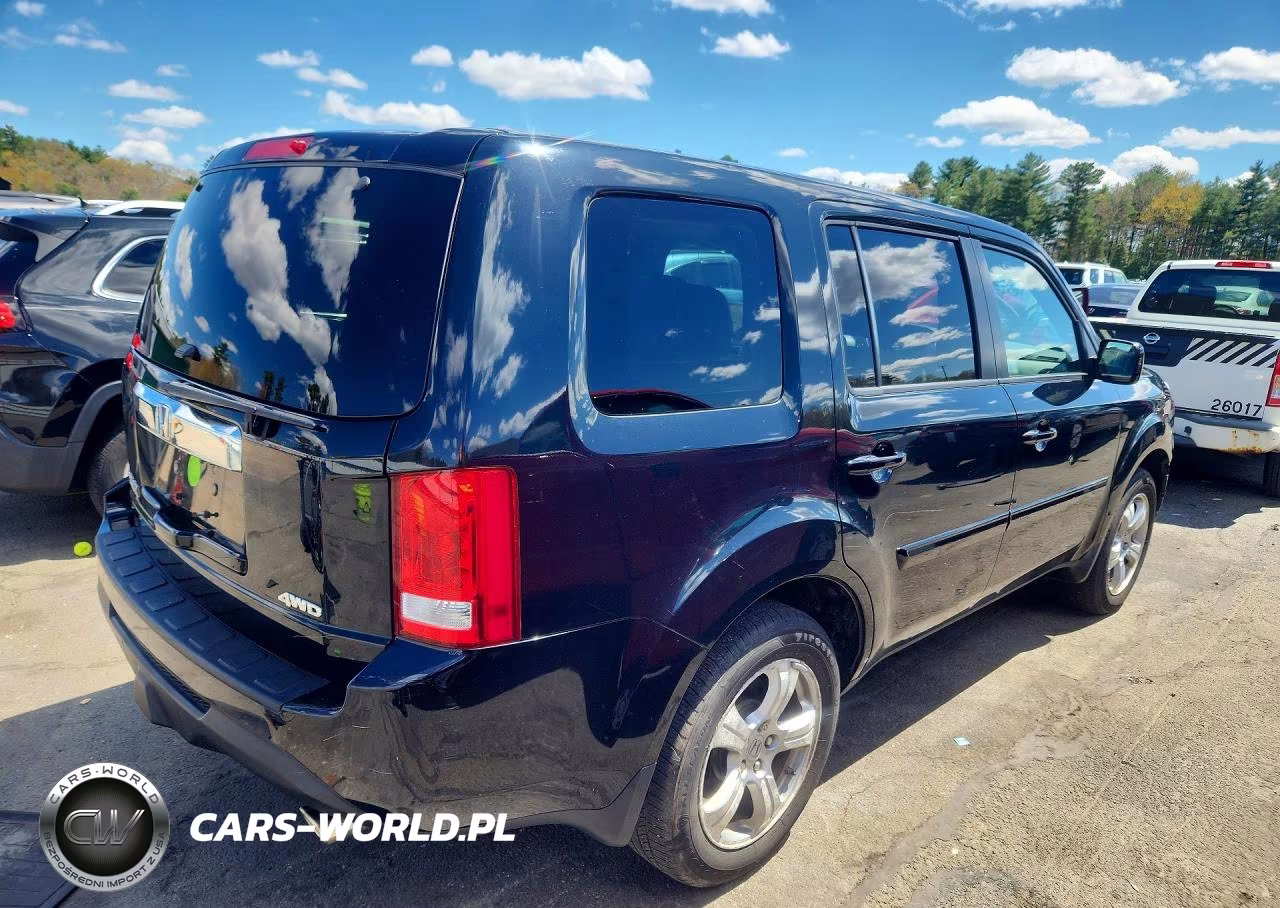 2014 Honda Pilot Exl VIN:5FNYF4H58EB041476 - 3