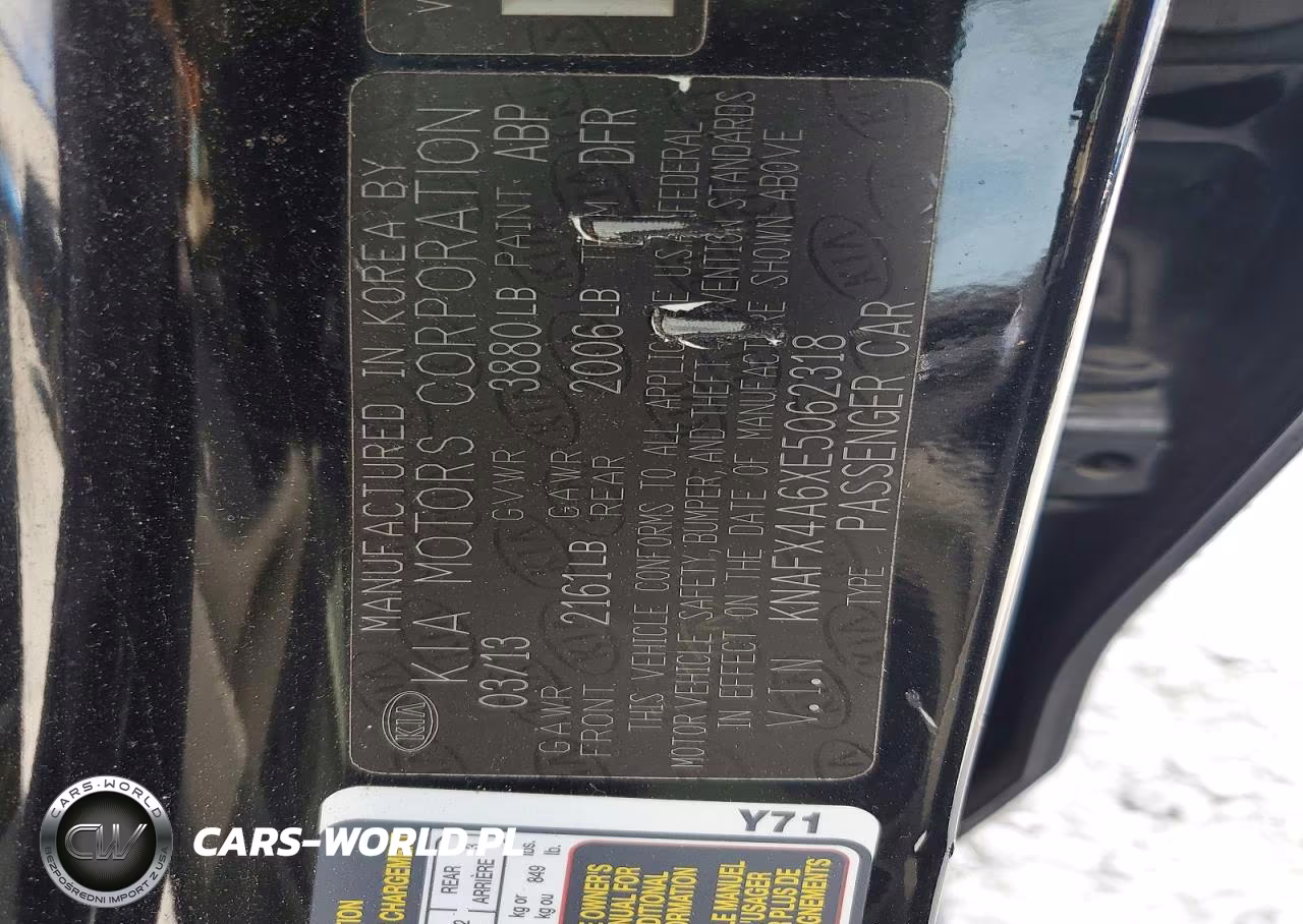 2014 Kia Forte Lx VIN:KNAFX4A6XE5062318 - 12