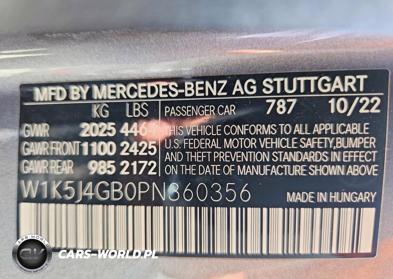 2023 Mercedes-Benz Cla 250 VIN:W1K5J4GB0PN360356 - 12