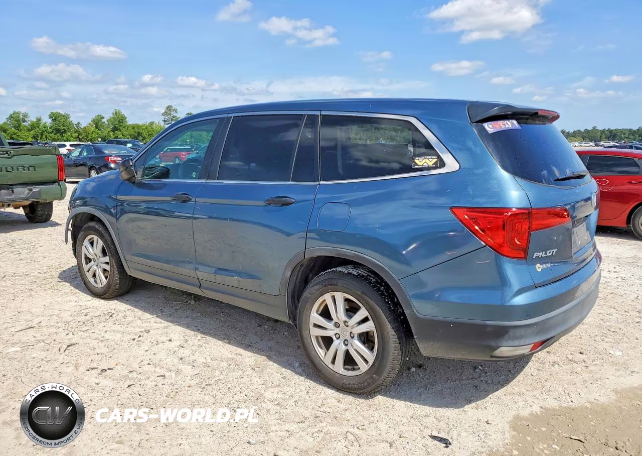 2018 Honda Pilot Lx VIN:5FNYF6H16JB034643 - 2