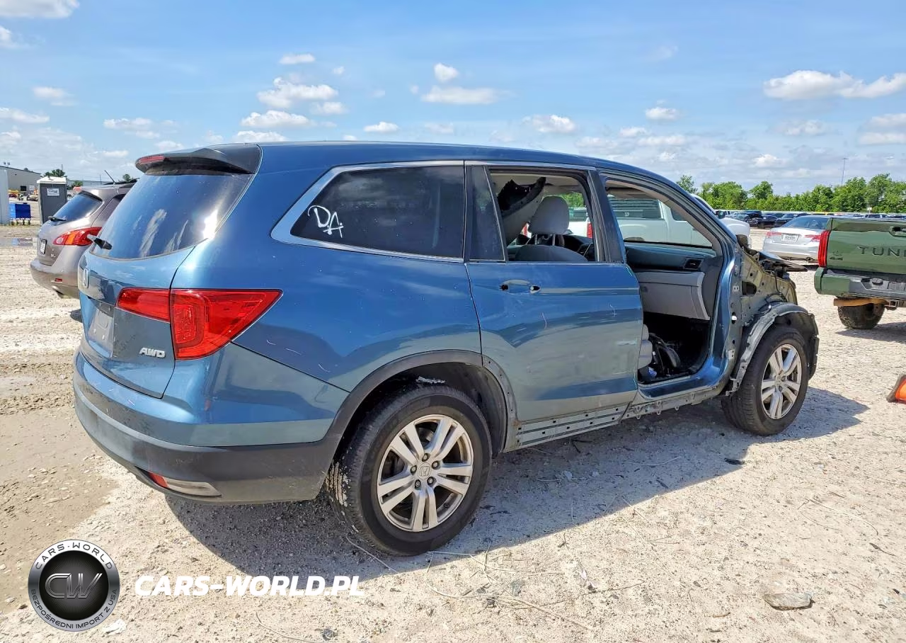 2018 Honda Pilot Lx VIN:5FNYF6H16JB034643 - 3