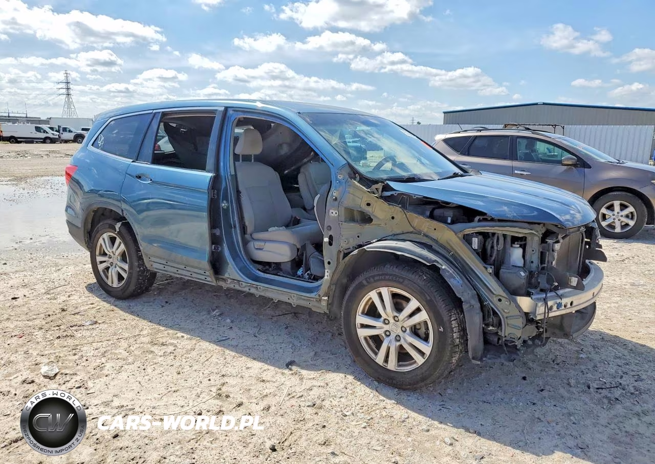 2018 Honda Pilot Lx VIN:5FNYF6H16JB034643 - 4