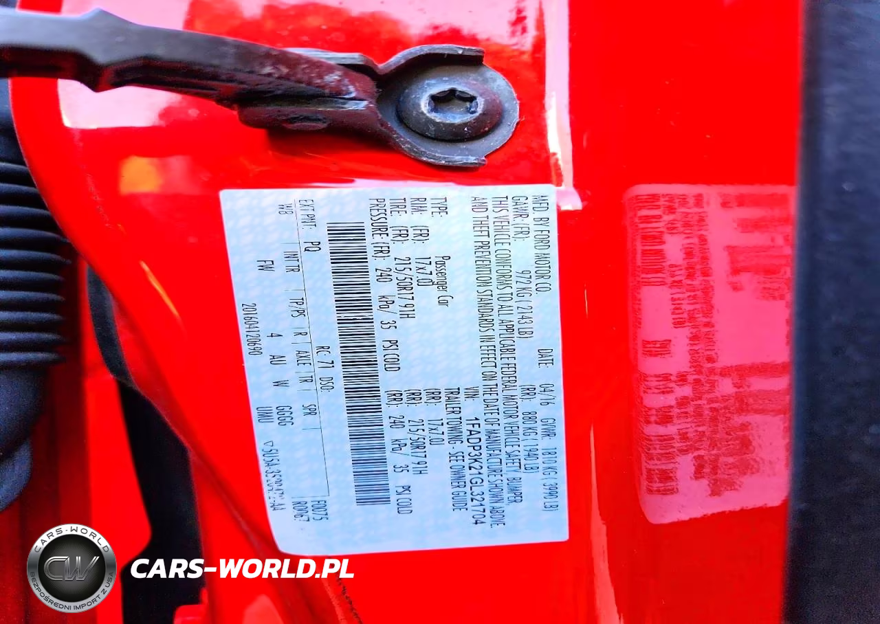2016 Ford Focus Se VIN:1FADP3K21GL321704 - 12