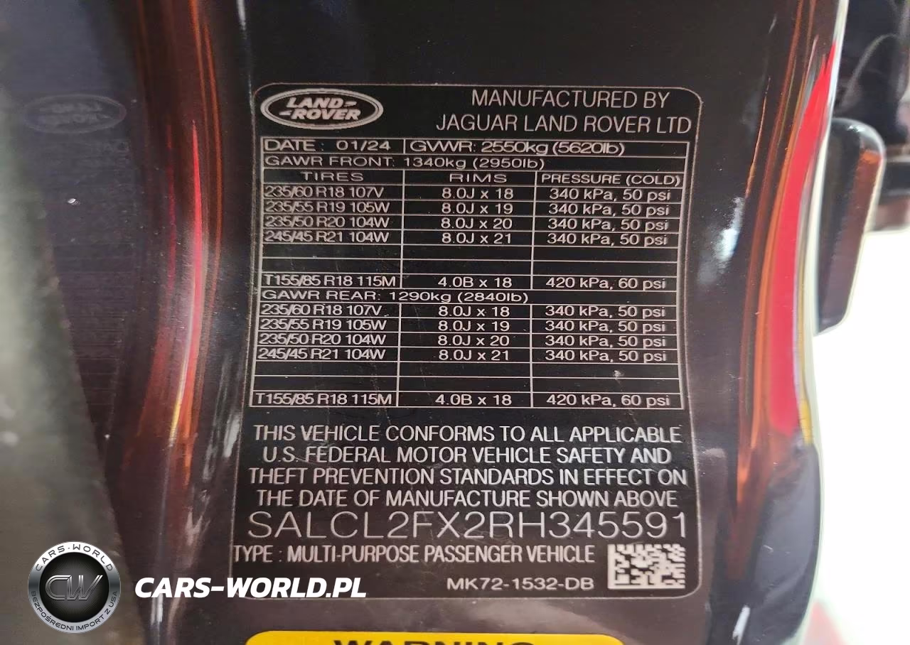 2024 Land Rover Discovery Sport Dynamic Se VIN:SALCL2FX2RH345591 - 14