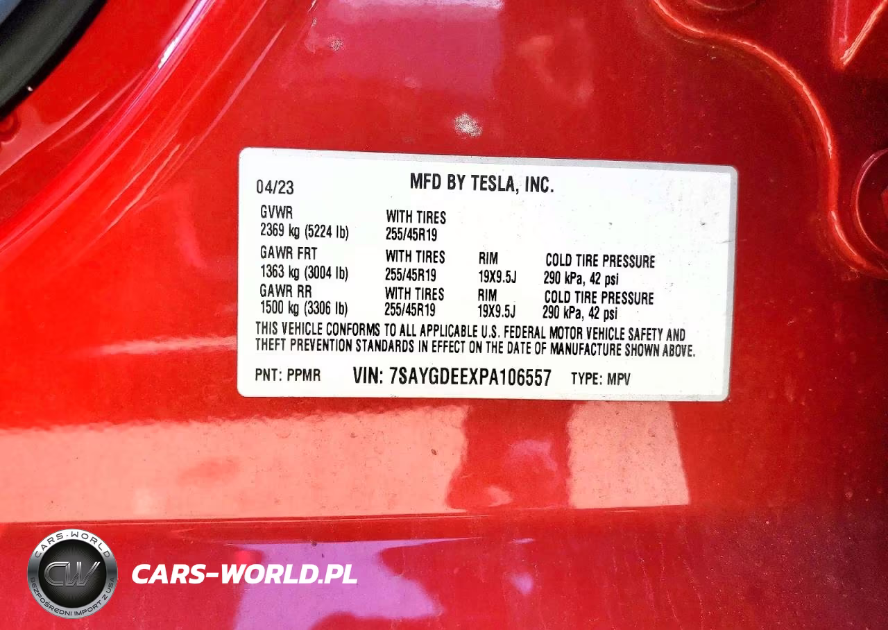 2023 Tesla Model Y VIN:7SAYGDEEXPA106557 - 13