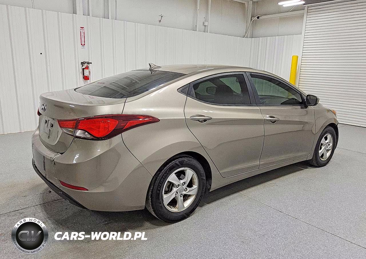 2014 Hyundai Elantra Se VIN:5NPDH4AEXEH518123 - 3