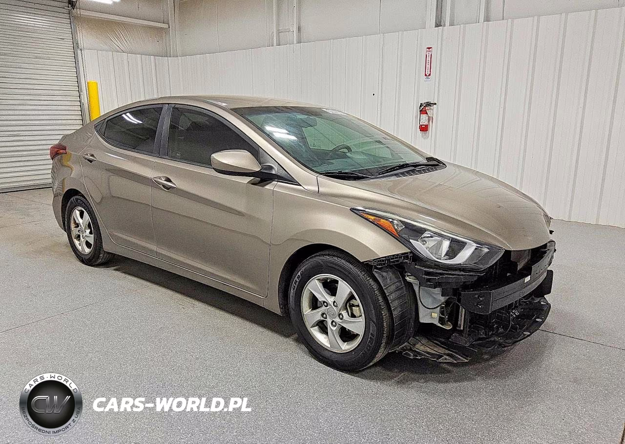 2014 Hyundai Elantra Se VIN:5NPDH4AEXEH518123 - 4