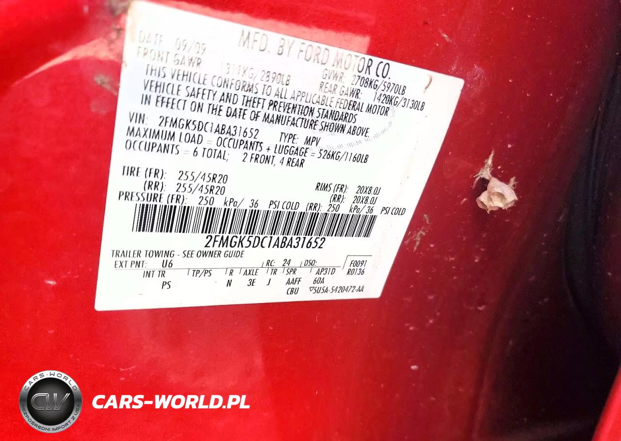 2010 Ford Flex Limited VIN:2FMGK5DC1ABA31652 - 13