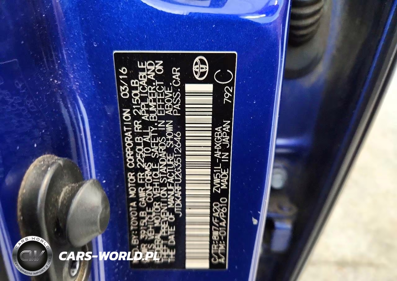 2016 Toyota Prius Three VIN:JTDKARFU2G3512646 - 12