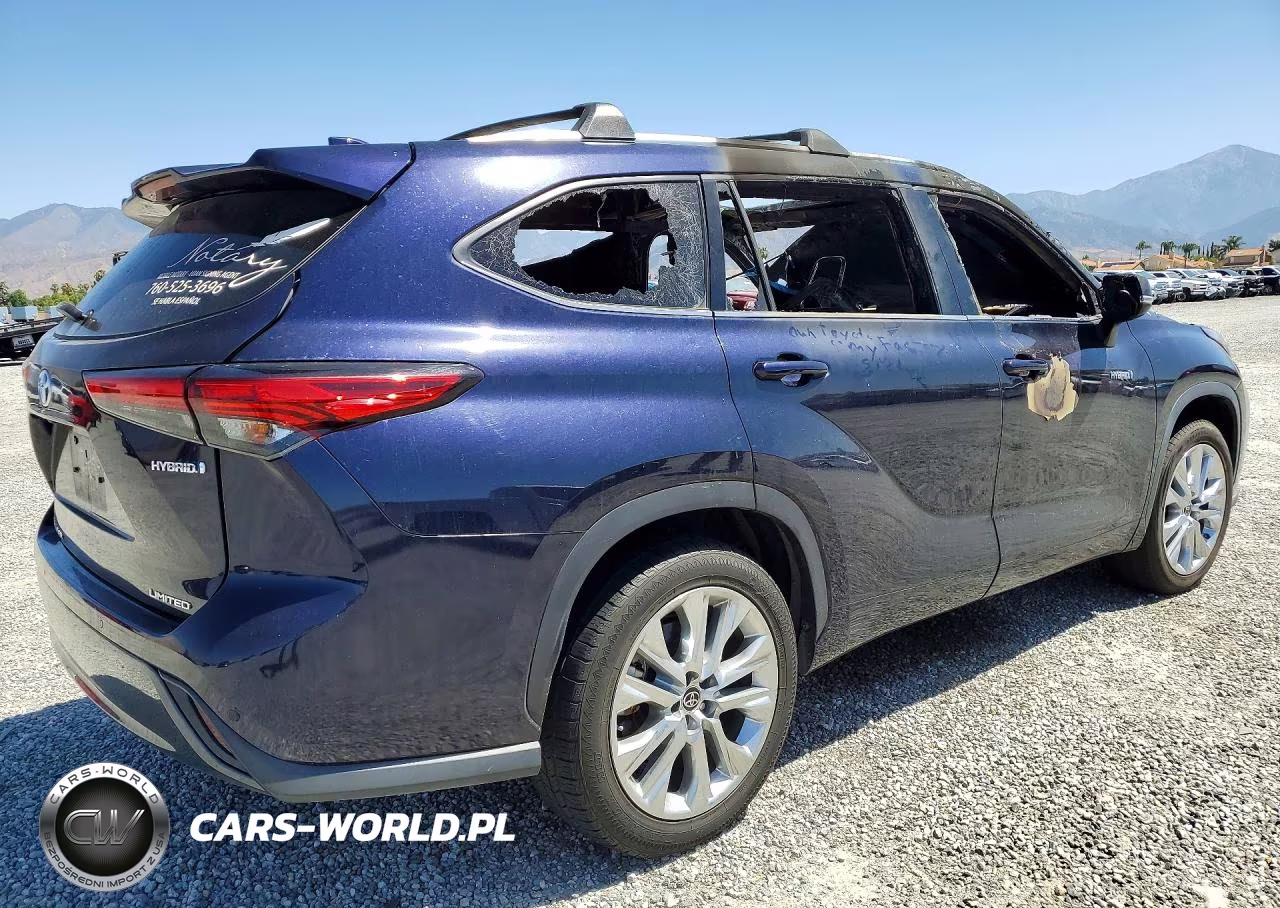 2021 Toyota Highlander Hybrid Limited VIN:5TDYARAH1MS506979 - 3