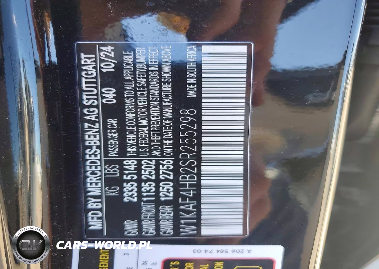 2025 Mercedes-Benz C 300 4Matic VIN:W1KAF4HB2SR255298 - 12