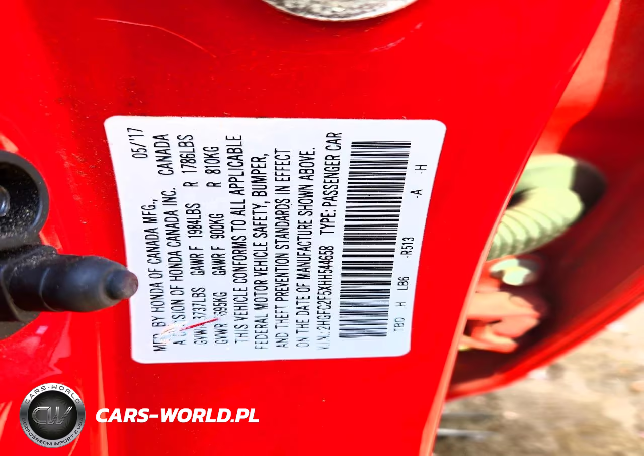 2017 Honda Civic Lx VIN:2HGFC2F5XHH544658 - 12