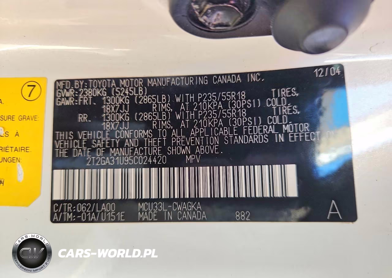 2005 Lexus Rx330 VIN:2T2GA31U95C024420 - 14
