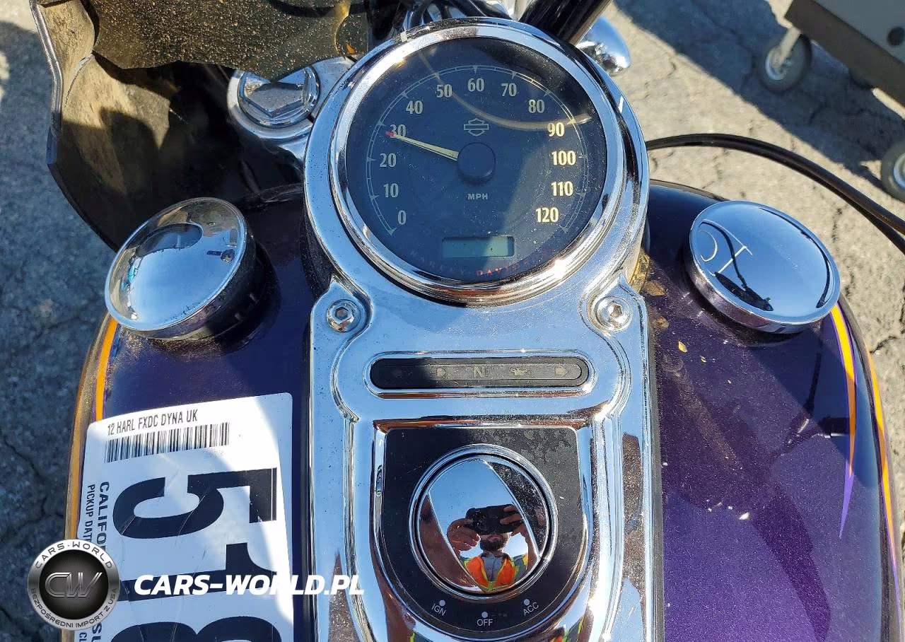 2012 Harley-Davidson Fxdc Dyna Super Glide VIN:1HD1GV417CC325598 - 7