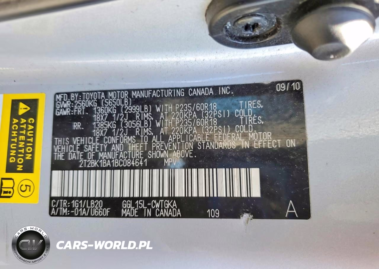 2011 Lexus Rx 350 VIN:2T2BK1BA1BC084641 - 13
