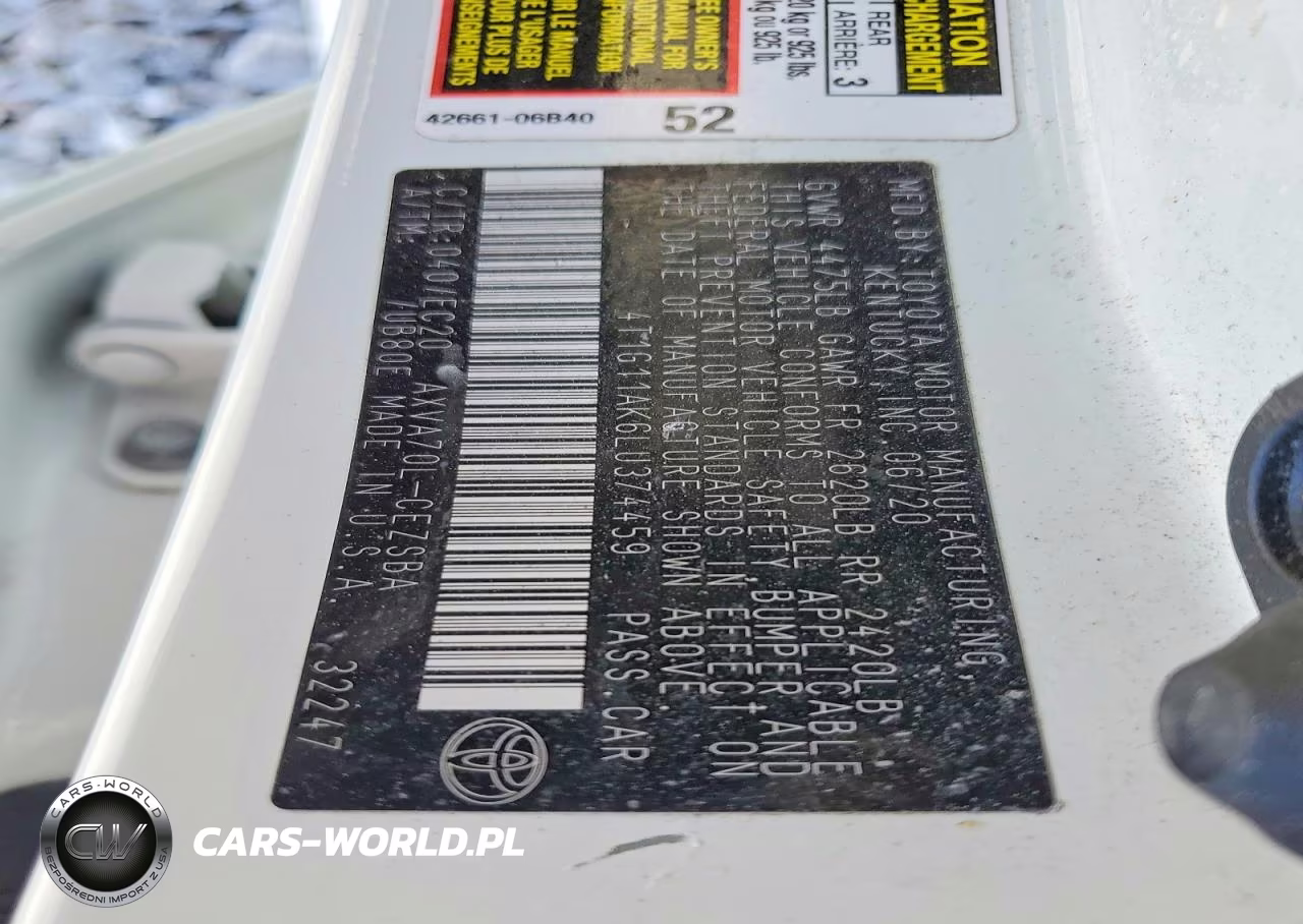 2020 Toyota Camry Se Nightshade VIN:4T1G11AK6LU374459 - 12