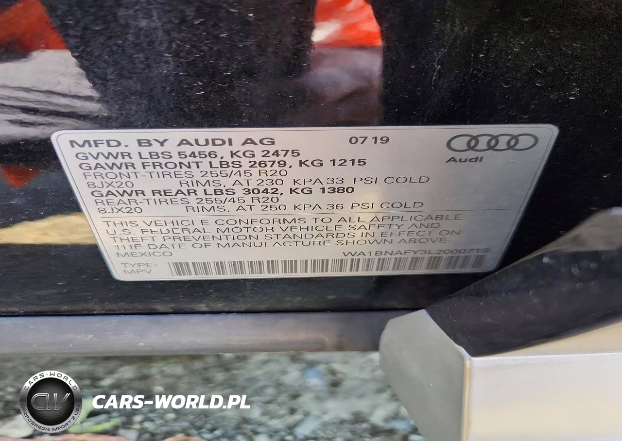 2020 Audi Q5 Premium Plus VIN:WA1BNAFY3L2000719 - 13