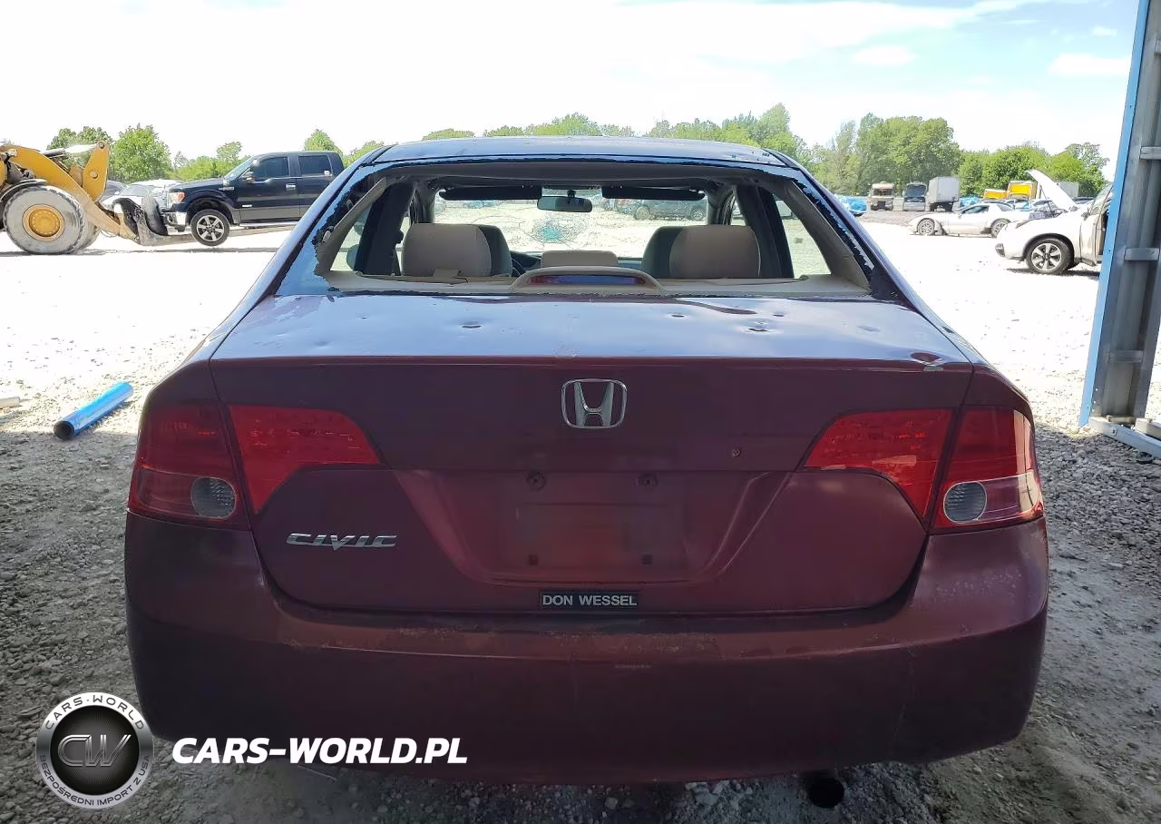 2008 Honda Civic Lx VIN:1HGFA165X8L108735 - 6