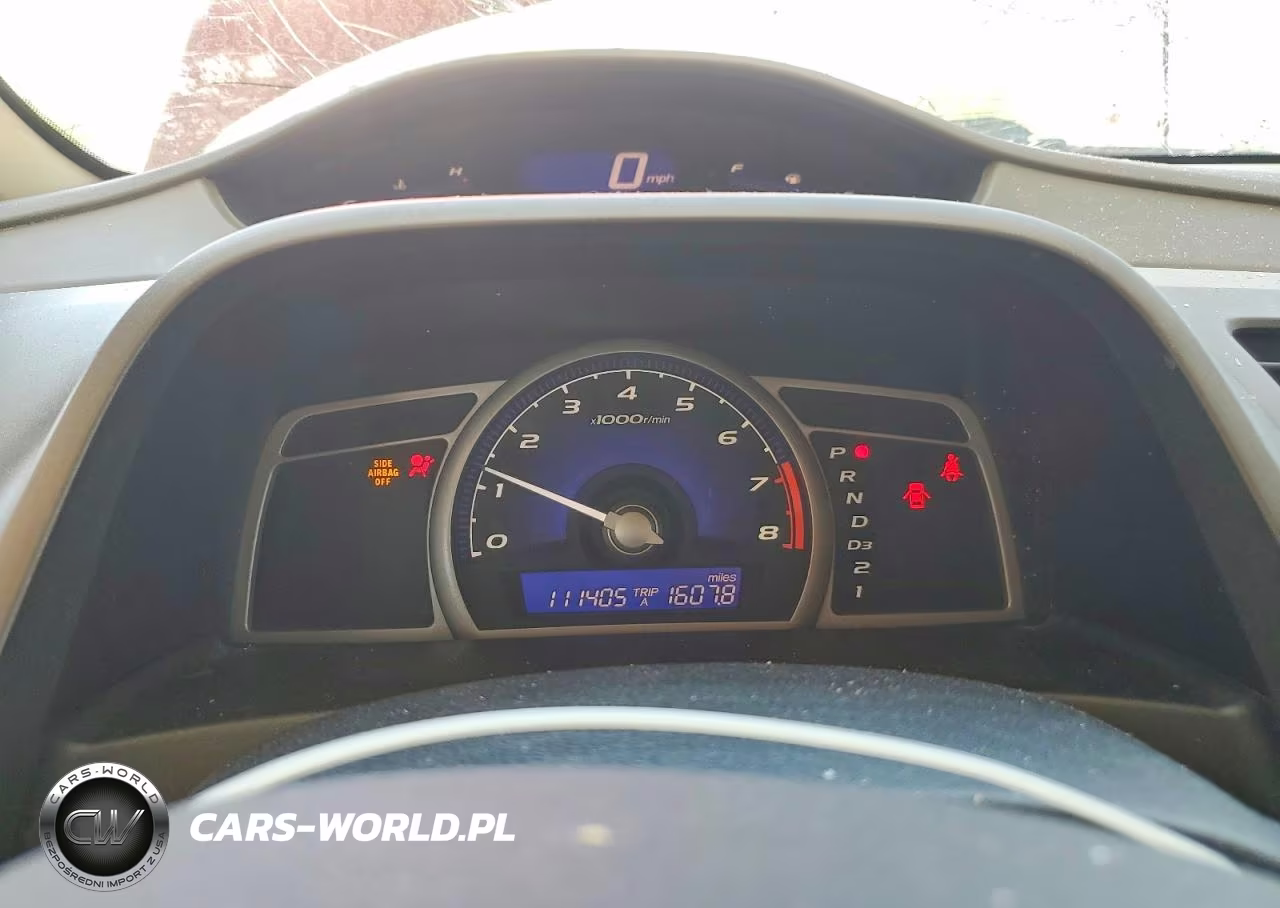 2008 Honda Civic Lx VIN:1HGFA165X8L108735 - 9