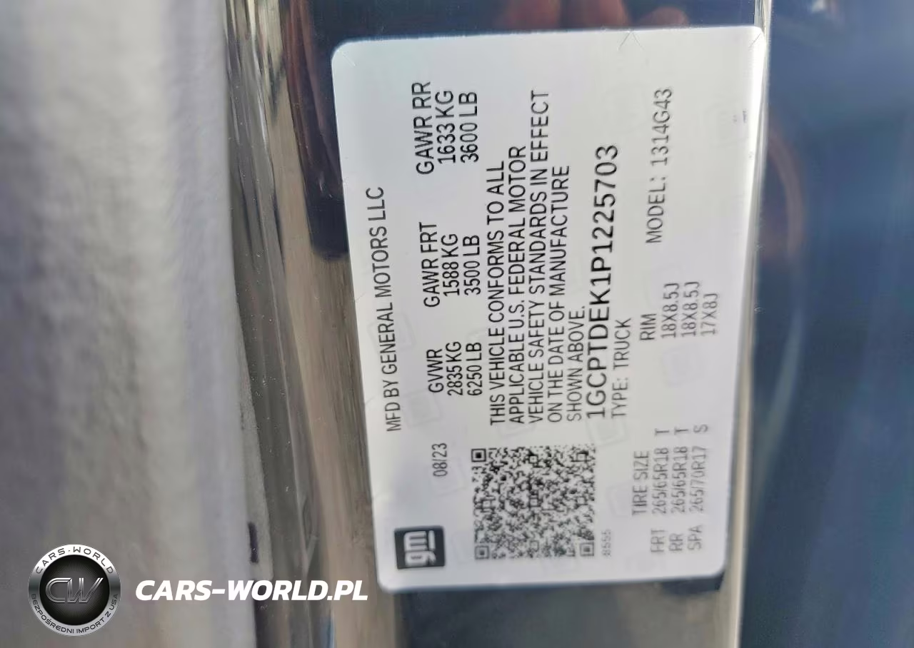 2023 Chevrolet Colorado Z71 VIN:1GCPTDEK1P1225703 - 12