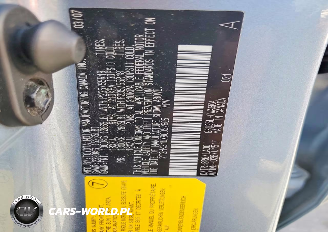 2008 Lexus Rx 350 VIN:2T2HK31UX8C052605 - 13