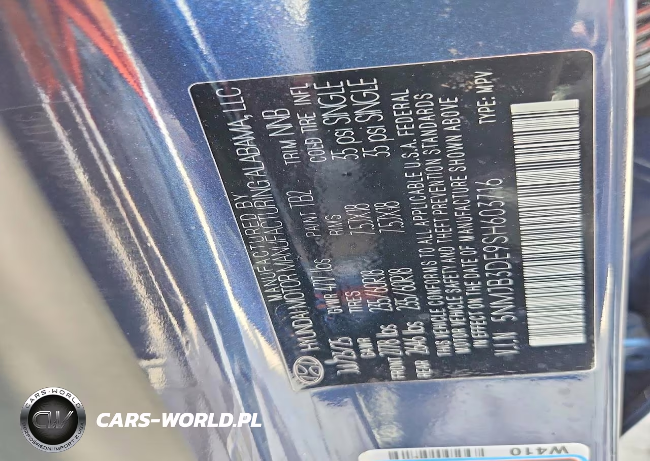 2025 Hyundai Tucson Sel VIN:5NMJB3DE9SH603716 - 14