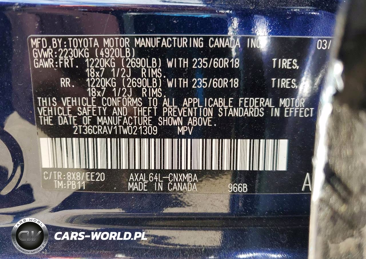 2026 Toyota Rav4 Xle Premium VIN:2T36CRAV1TW021309 - 14