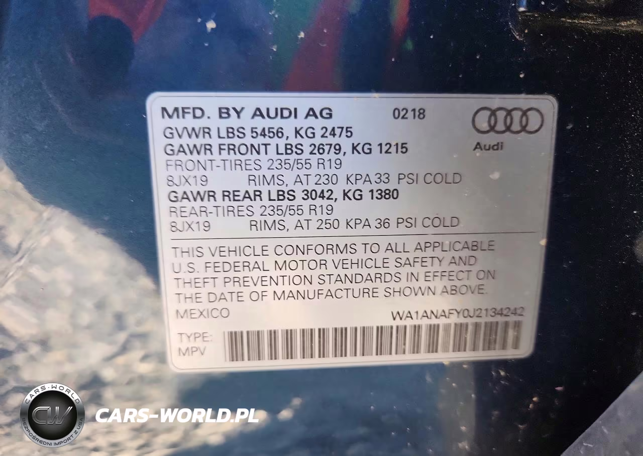 2018 Audi Q5 Premium VIN:WA1ANAFY0J2134242 - 13