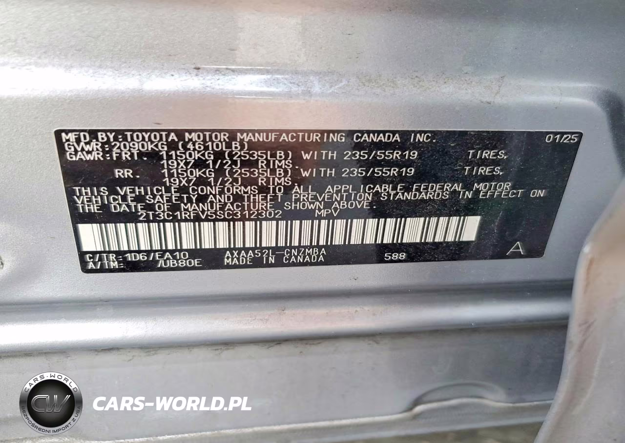 2025 Toyota Rav4 Xle Premium VIN:2T3C1RFV5SC312302 - 14