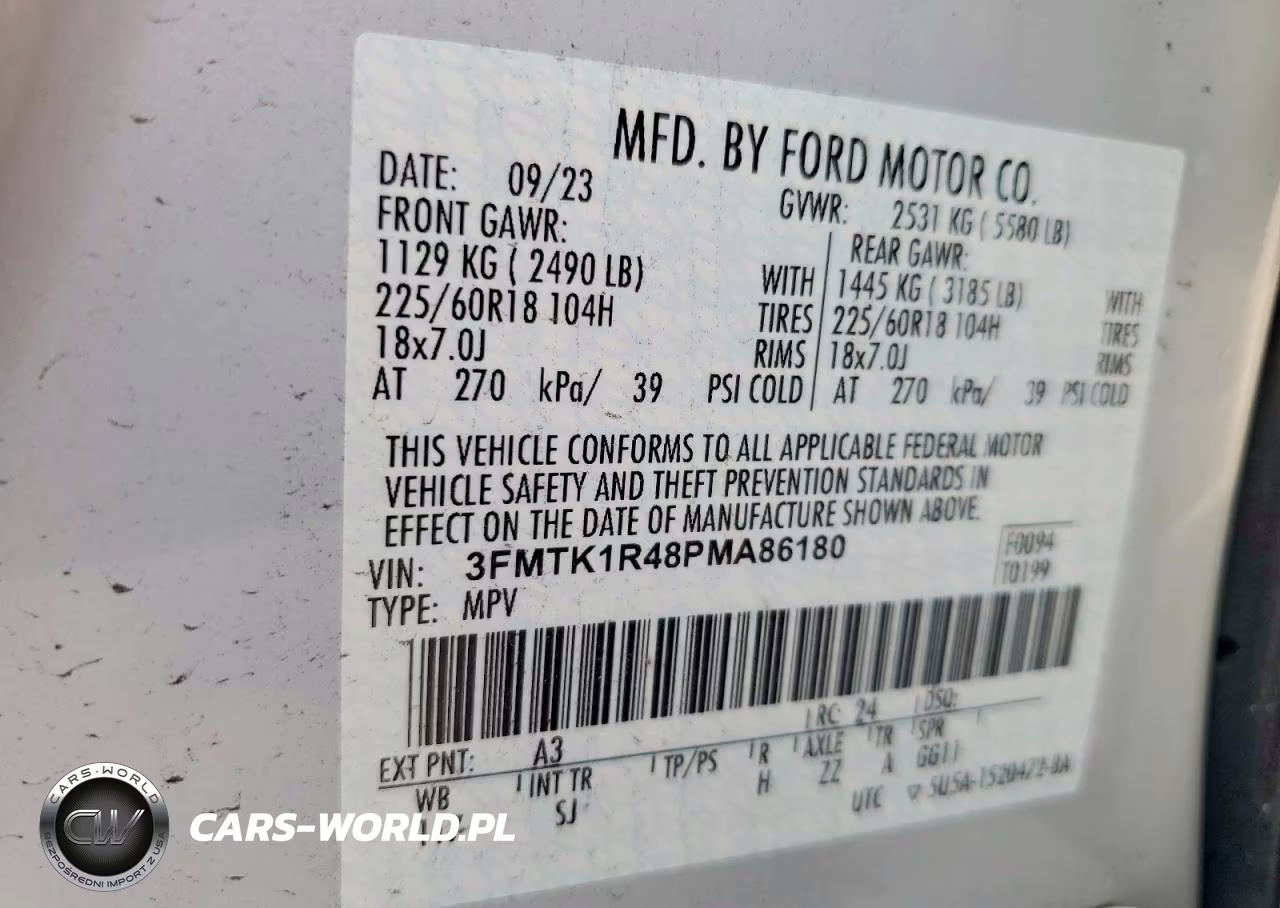 2023 Ford Mustang Mach-E Select VIN:3FMTK1R48PMA86180 - 13