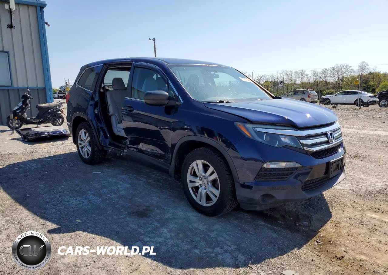 2017 Honda Pilot Lx VIN:5FNYF5H19HB008249 - 4