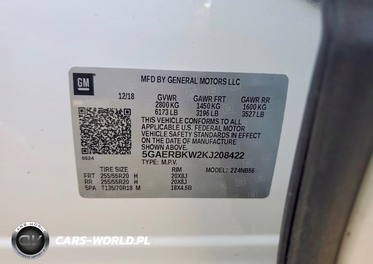 2019 Buick Enclave Essence VIN:5GAERBKW2KJ208422 - 13