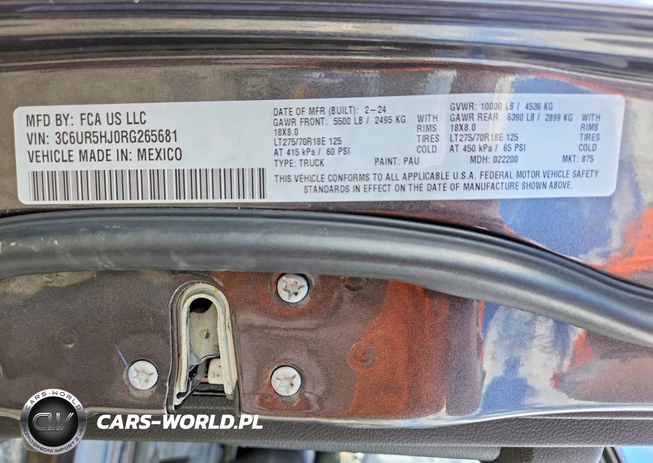 2024 Ram 2500 Tradesman VIN:3C6UR5HJ0RG265681 - 12