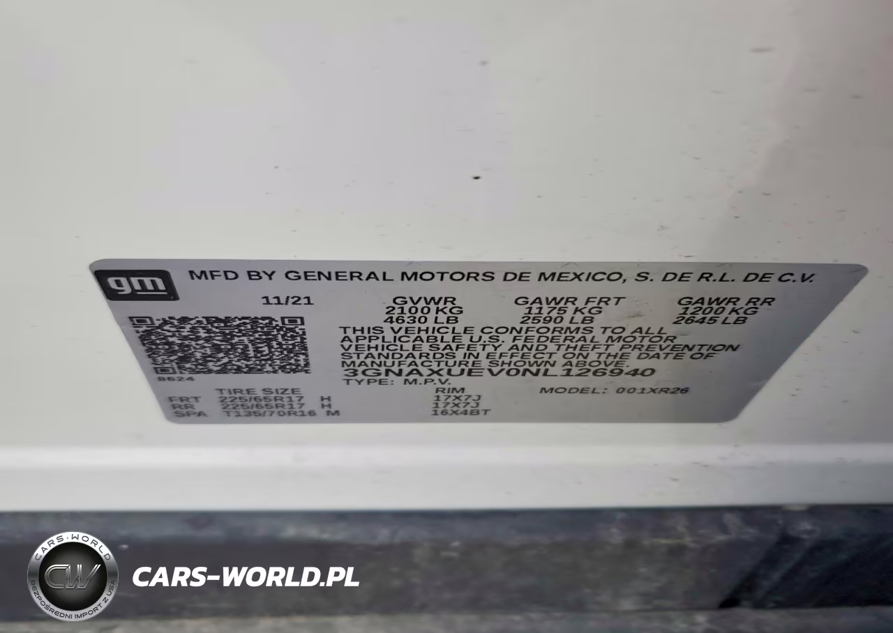 2022 Chevrolet Equinox Lt VIN:3GNAXUEV0NL126940 - 13