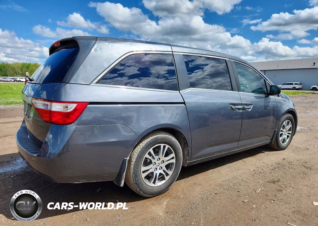 2013 Honda Odyssey Exl VIN:5FNRL5H62DB060115 - 3