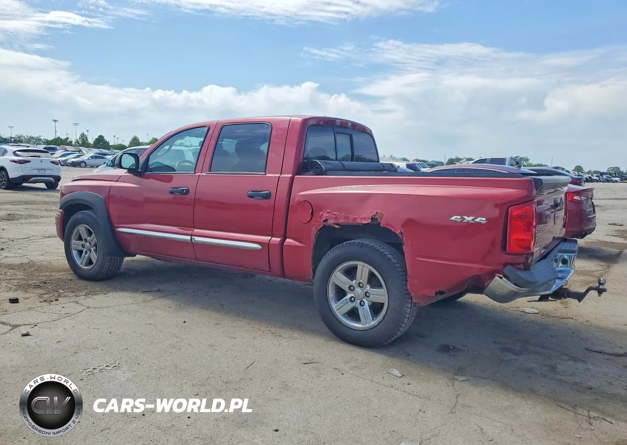 2008 Dodge Dakota Quad Laramie VIN:1D7HW58N98S599551 - 2