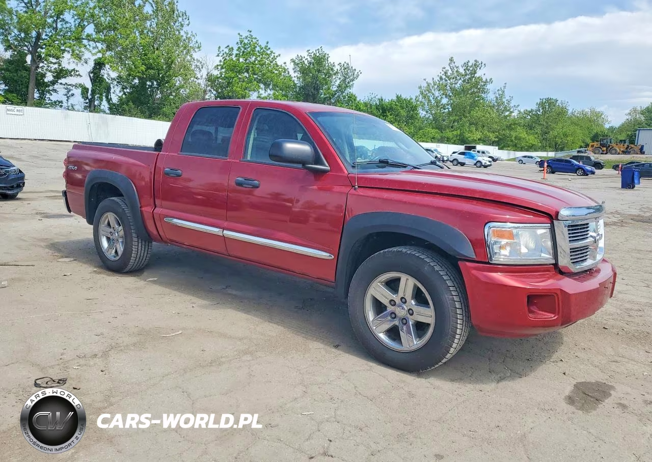 2008 Dodge Dakota Quad Laramie VIN:1D7HW58N98S599551 - 4