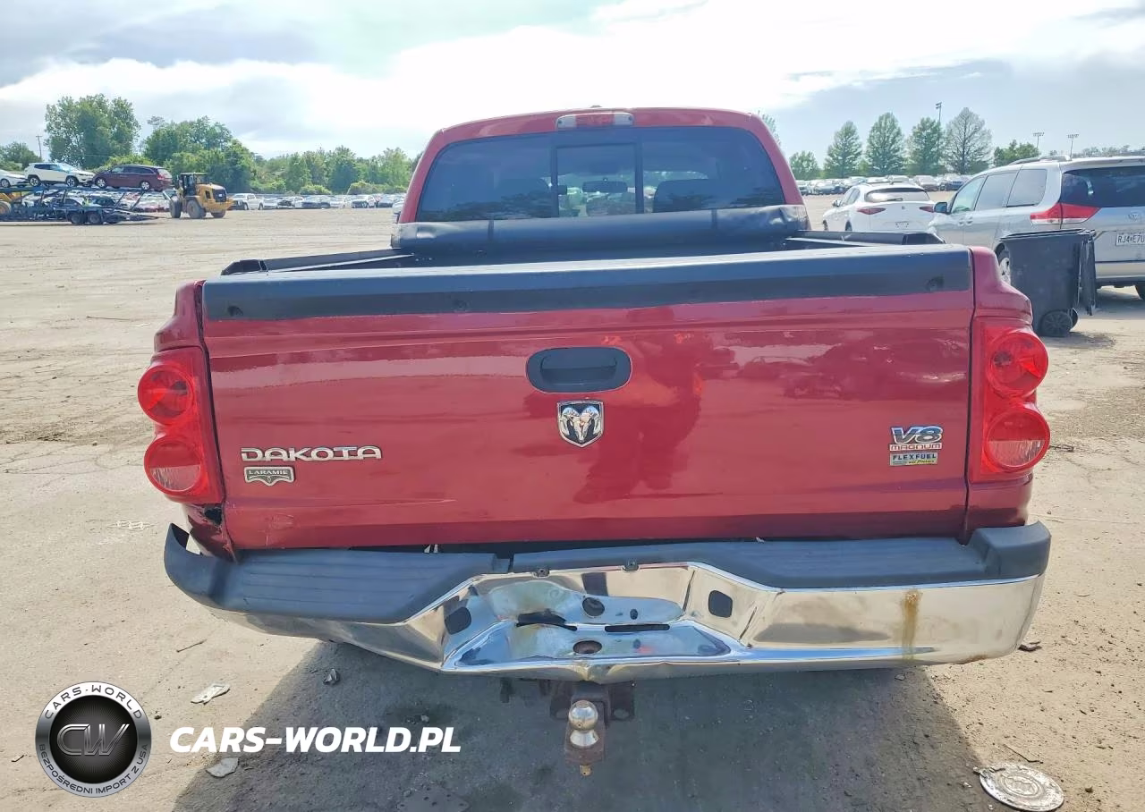 2008 Dodge Dakota Quad Laramie VIN:1D7HW58N98S599551 - 6