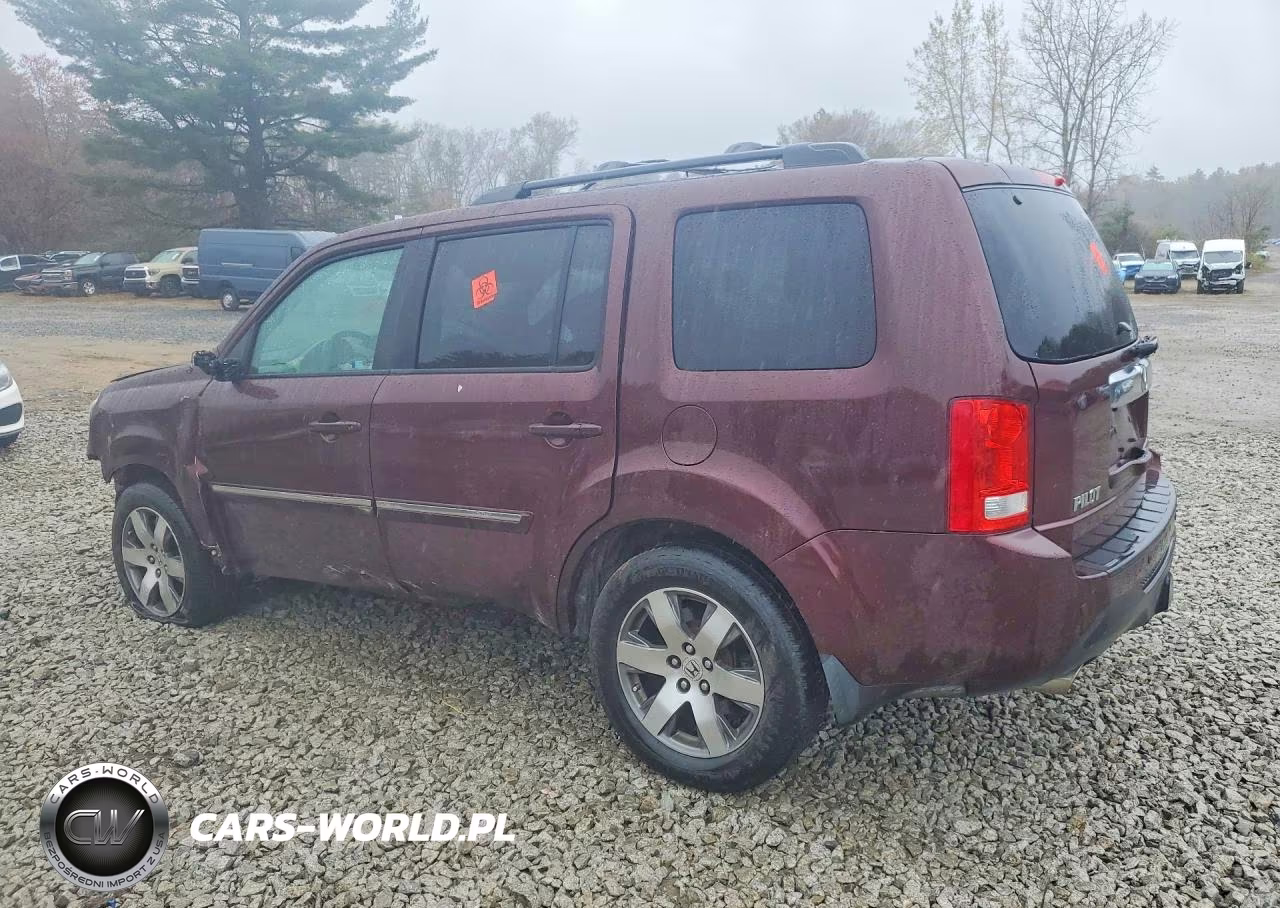2014 Honda Pilot Touring VIN:5FNYF4H91EB015322 - 2