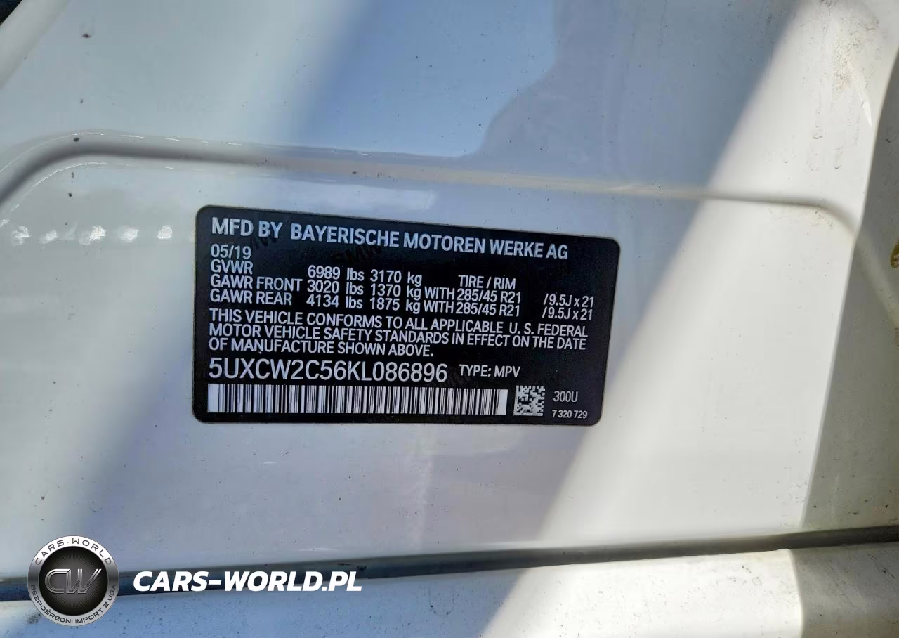 2019 BMW X7 xDrive40I VIN:5UXCW2C56KL086896 - 13