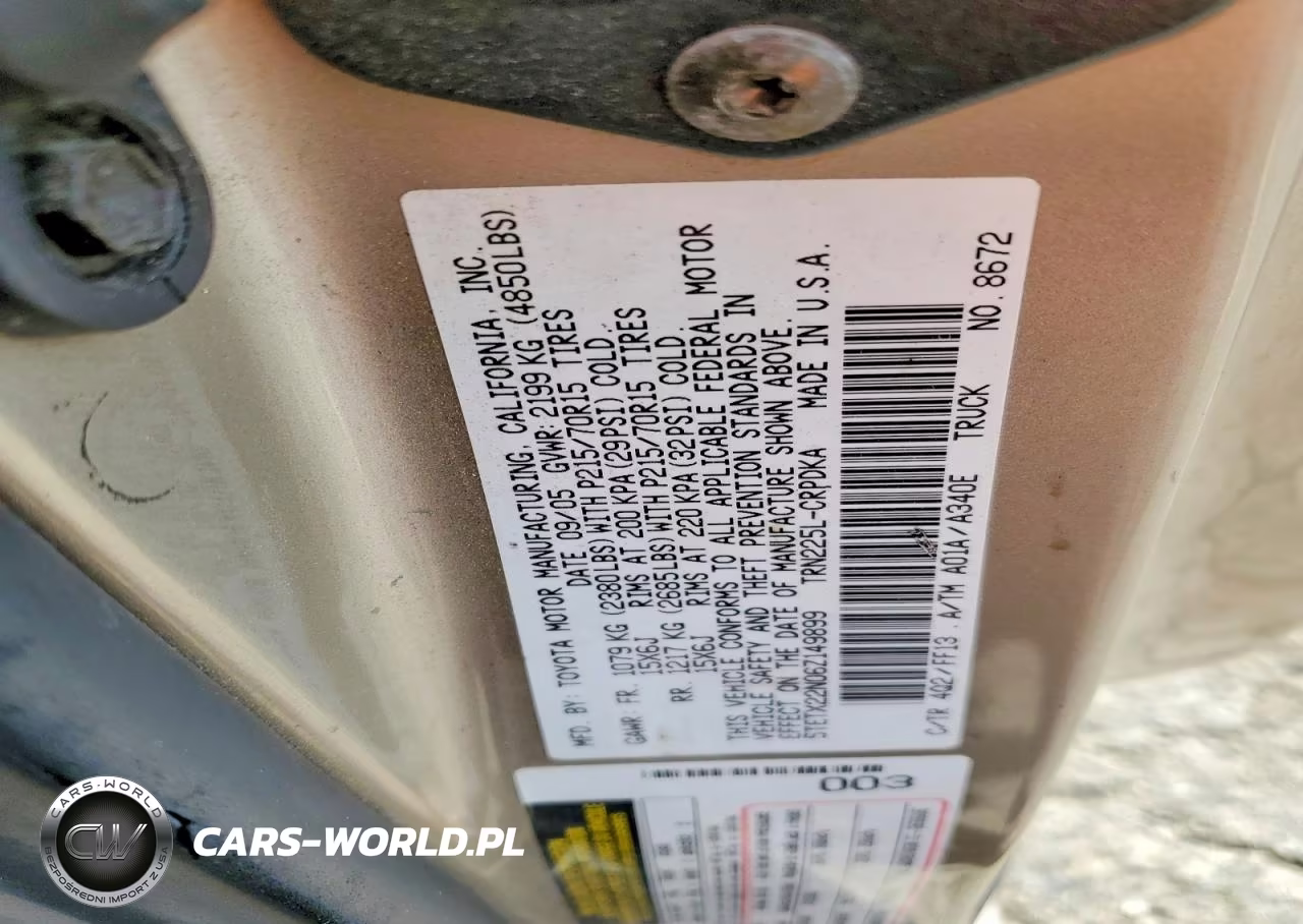 2006 Toyota Tacoma Access Cab VIN:5TETX22N06Z149899 - 12