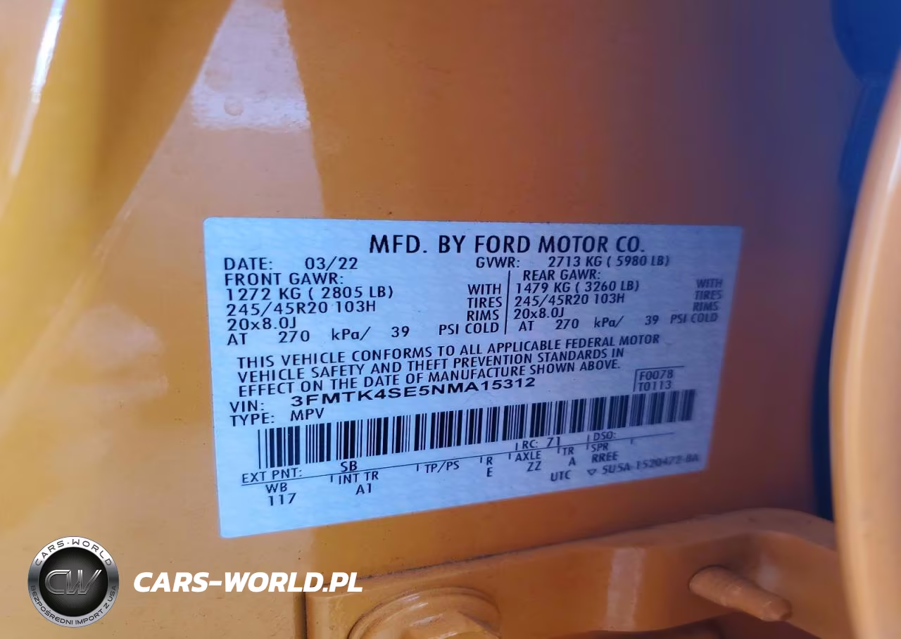 2022 Ford Mustang VIN:3FMTK4SE5NMA15312 - 14