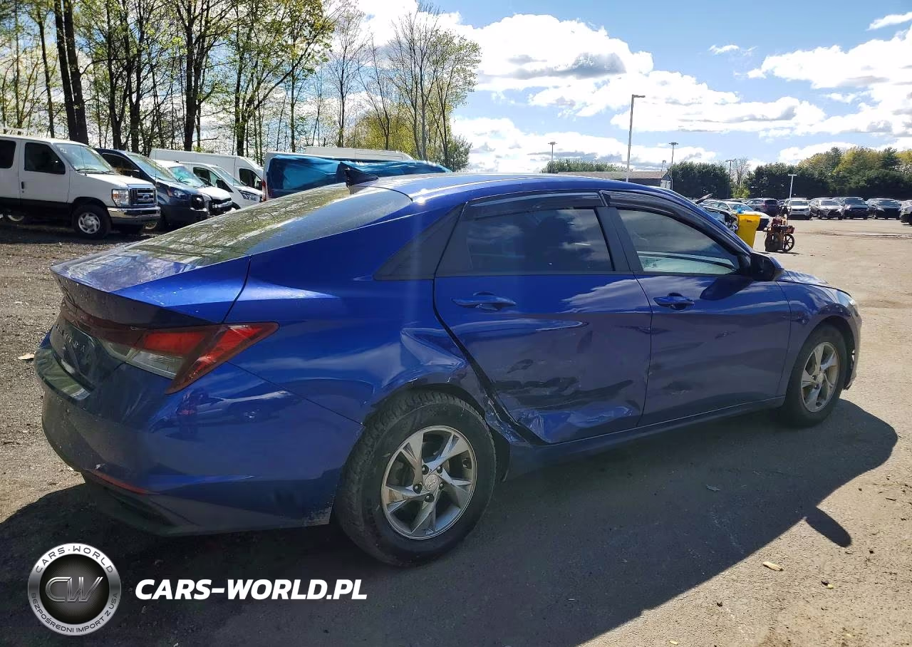 2021 Hyundai Elantra Se VIN:5NPLL4AG6MH020589 - 3