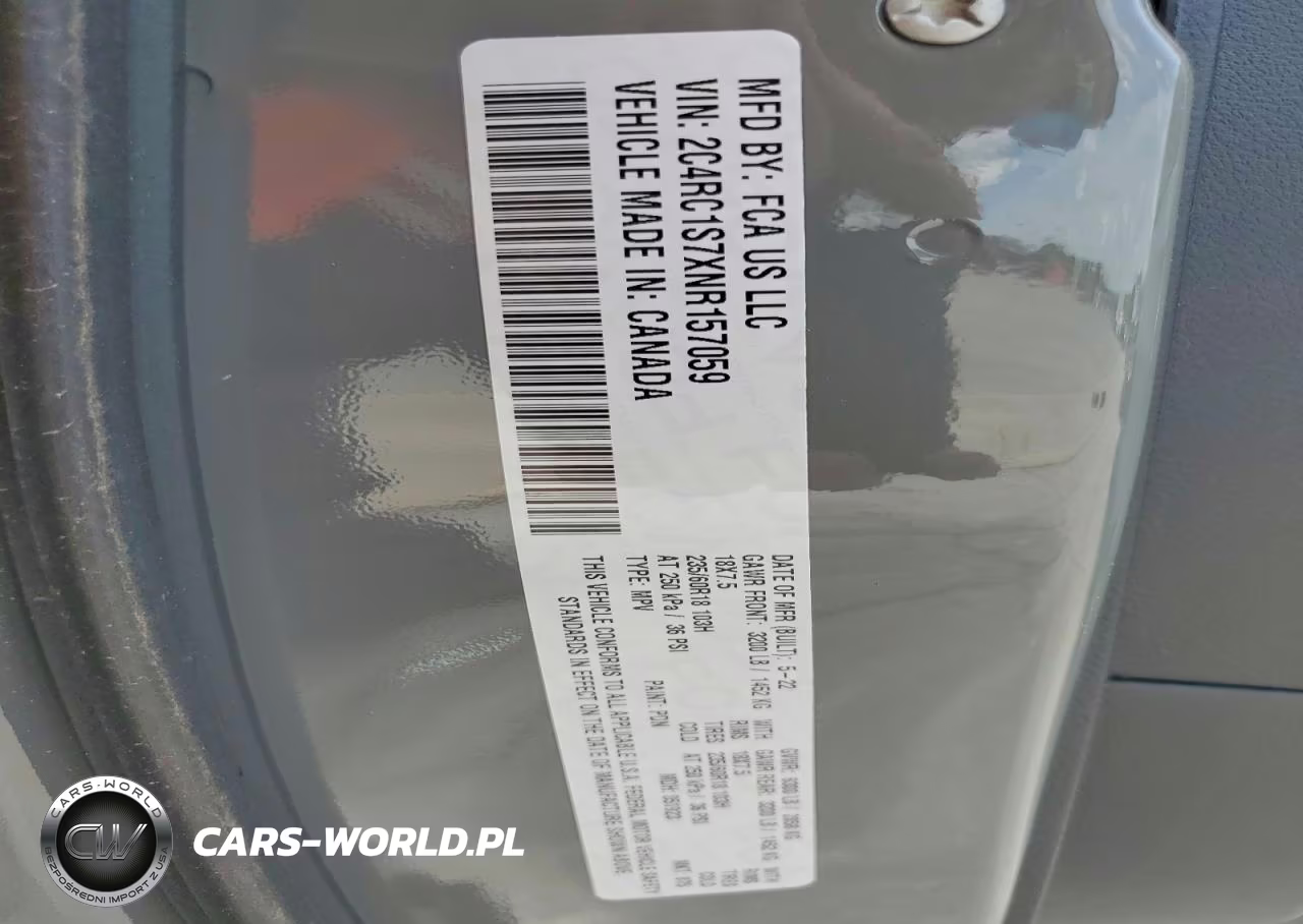 2022 Chrysler Pacifica Hybrid Limited VIN:2C4RC1S7XNR157059 - 13