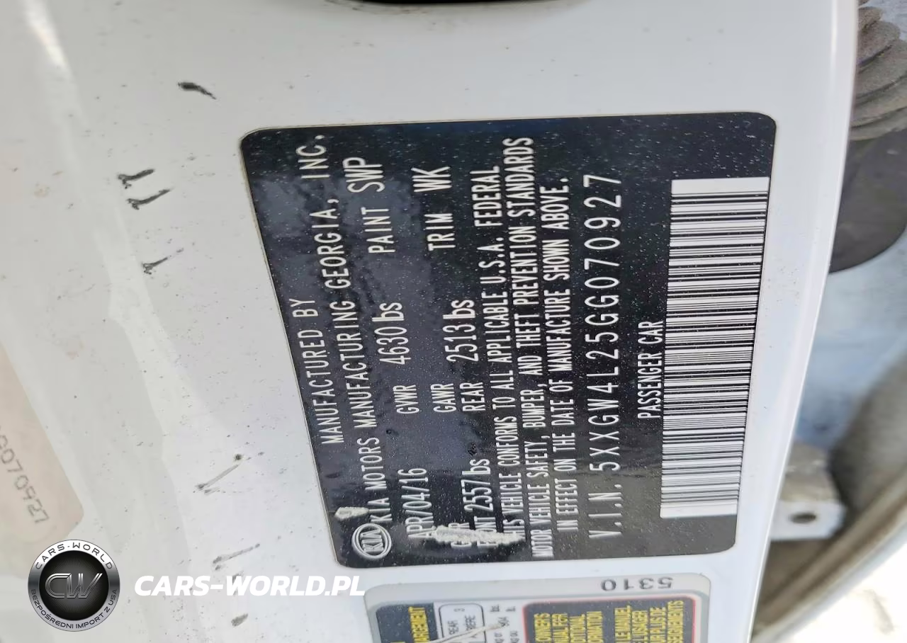2016 Kia Optima Sx VIN:5XXGW4L25GG070927 - 12