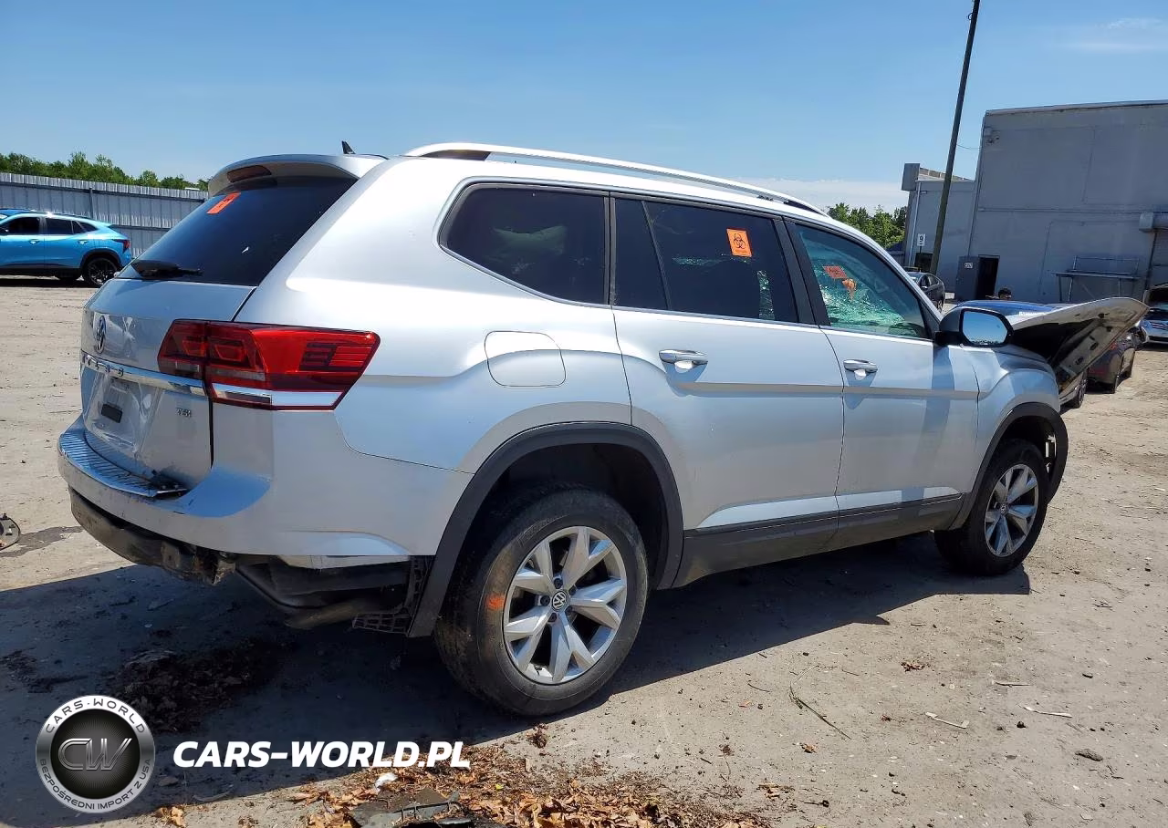 2018 Volkswagen Atlas Se VIN:1V2DP2CA5JC599487 - 3