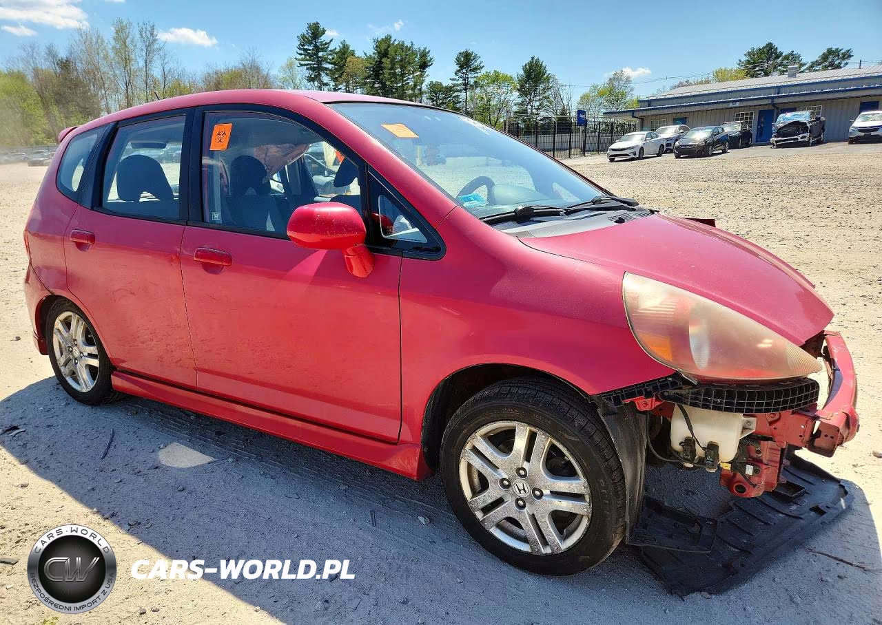 2008 Honda Fit Sport VIN:JHMGD37638S001883 - 4
