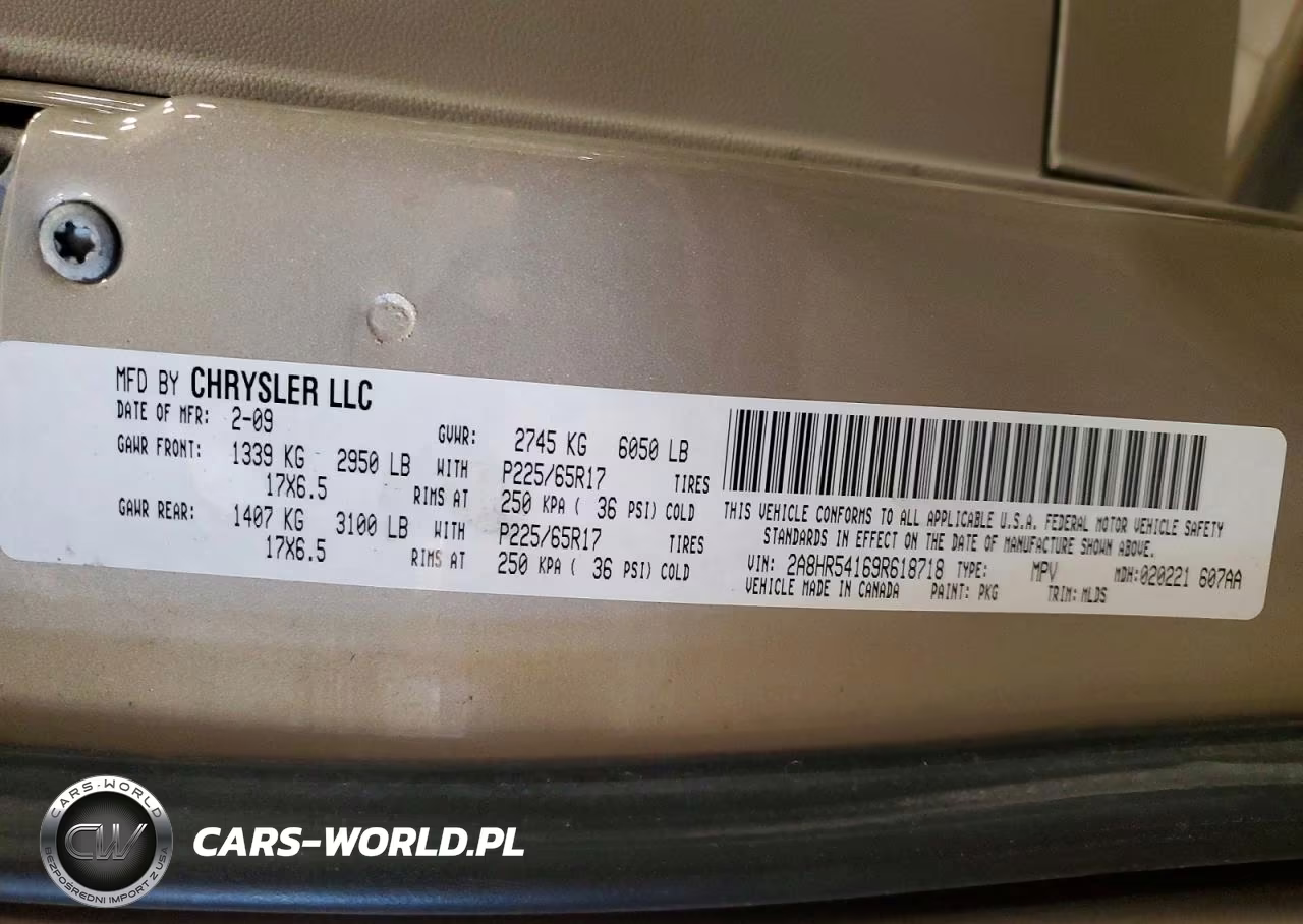 2009 Chrysler Town & Country Touring VIN:2A8HR54169R618718 - 14