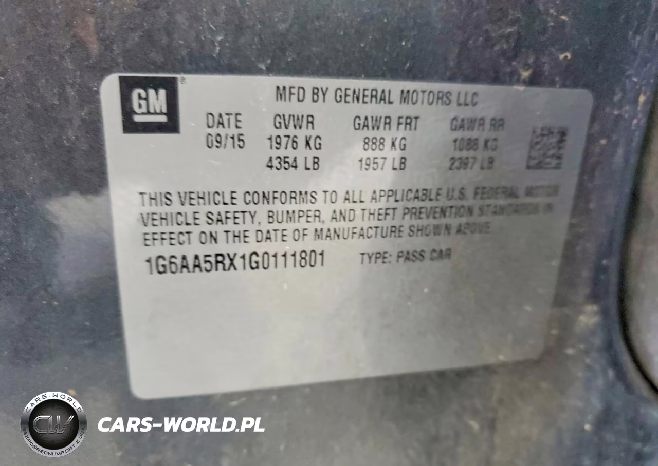 2016 Cadillac Ats VIN:1G6AA5RX1G0111801 - 12